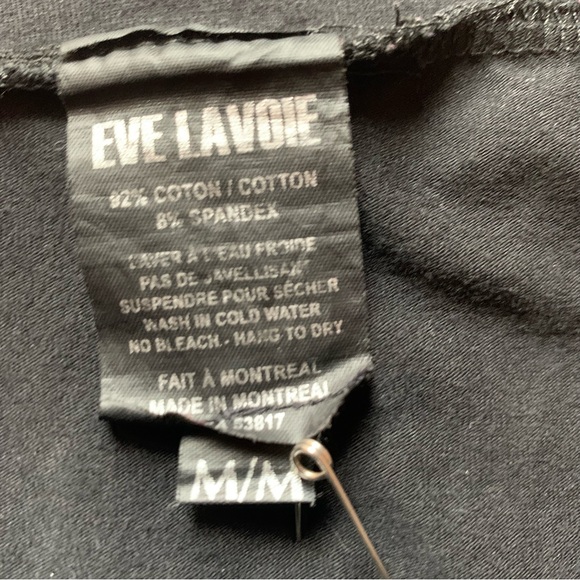 Eve Lavoie black midi skirt blue fabric flower & motocycle print in grey medium - Picture 8 of 8